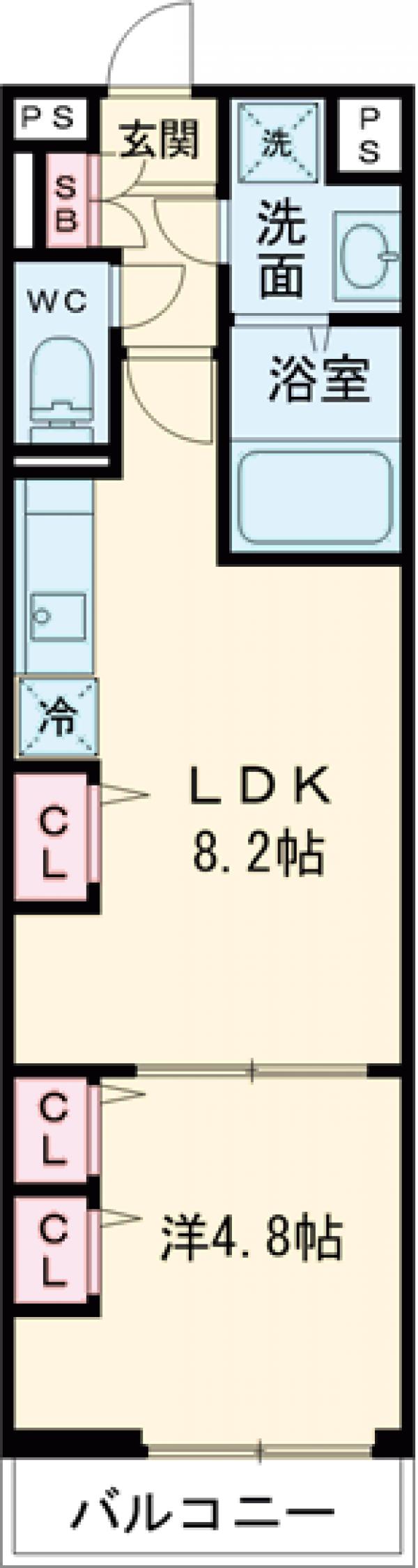 リブリ・ルービ館・106号室の間取り