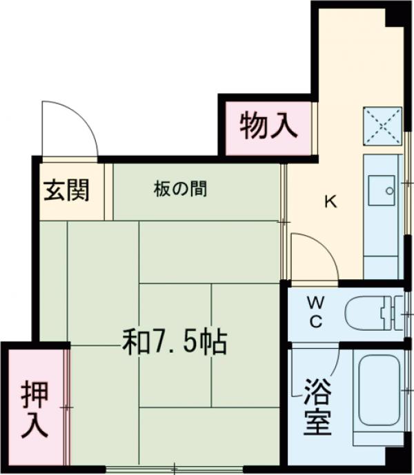 玉舎ビルの間取り