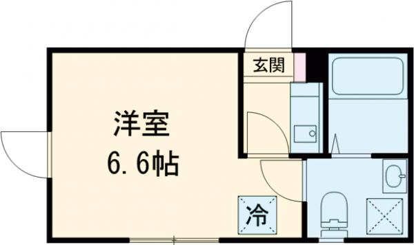 ラウレア吉祥寺井の頭・204号室の間取り