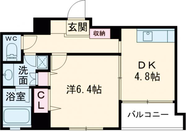 ラクラス田原町の間取り