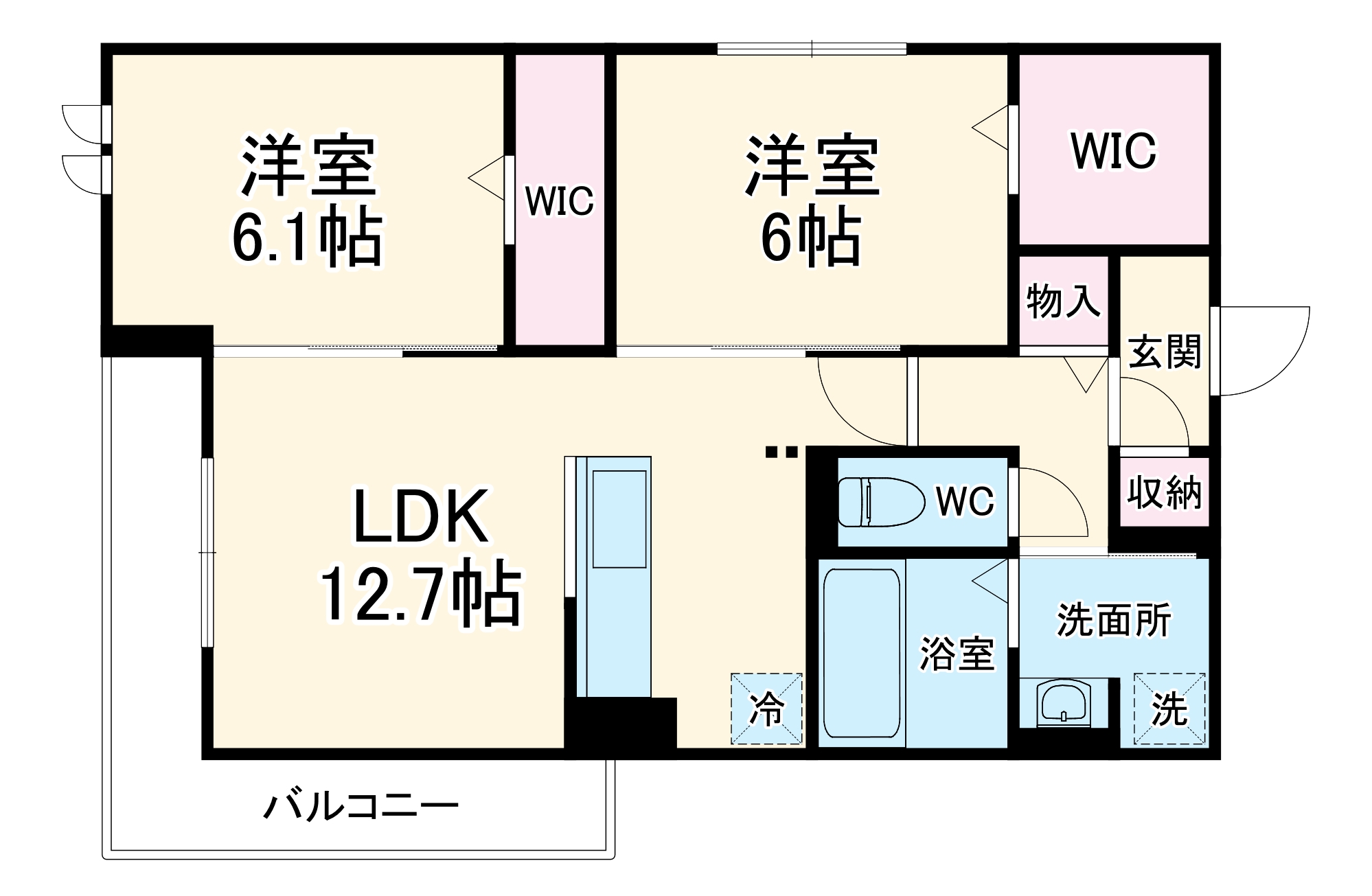 セレスティア森末町の間取り