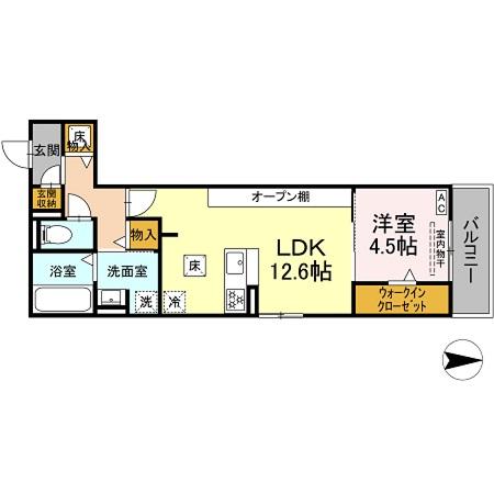 セレスティア森末町の間取り