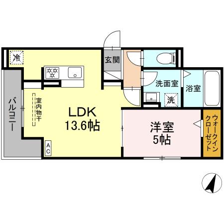 (仮)D-Hills広沢の間取り