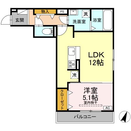 (仮)D-Hills広沢の間取り