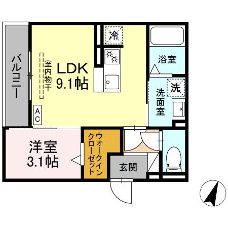 (仮)D-Hills広沢の間取り