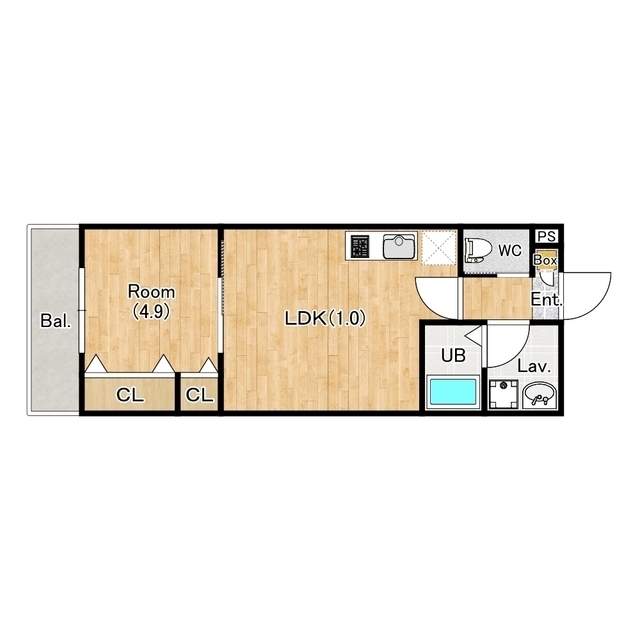ジーメゾン狭山東三ツ木の間取り