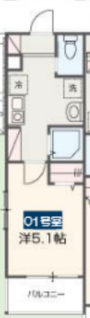 MELDIA Petia渋谷の間取り