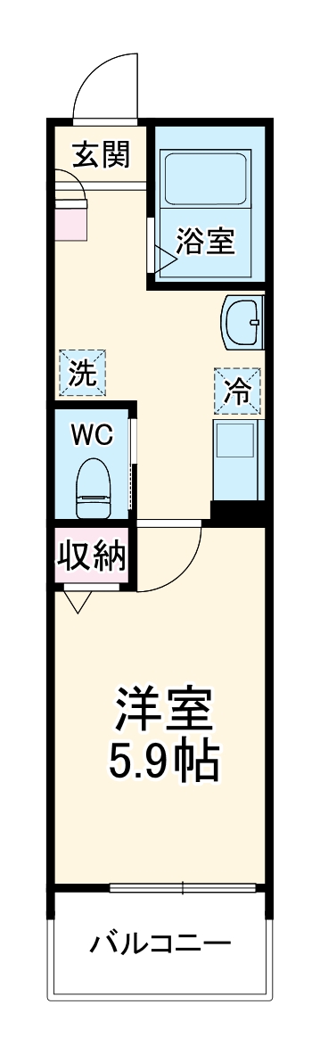 MELDIA Petia渋谷の間取り