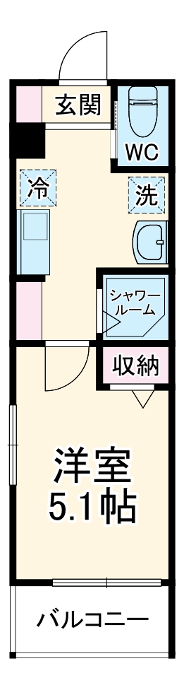 MELDIA Petia渋谷の間取り