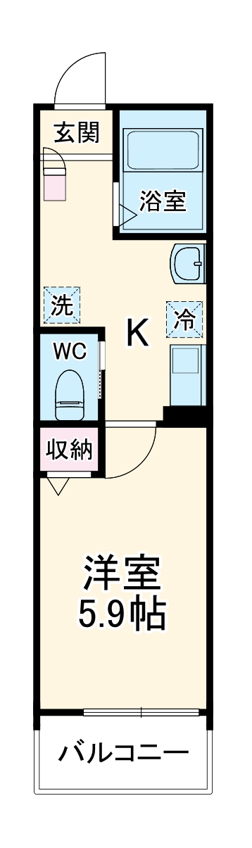 MELDIA Petia渋谷の間取り