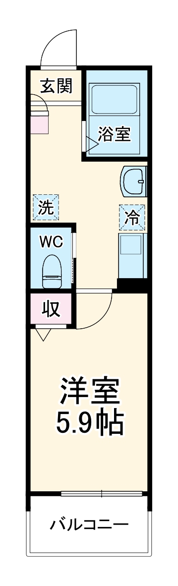 MELDIA Petia渋谷の間取り