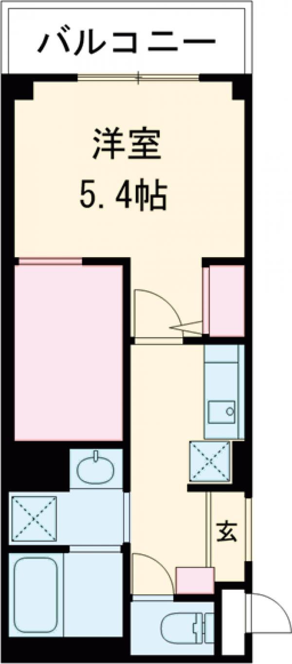 吾妻橋の完工年月(2015年10月)築の賃貸マンションの間取り