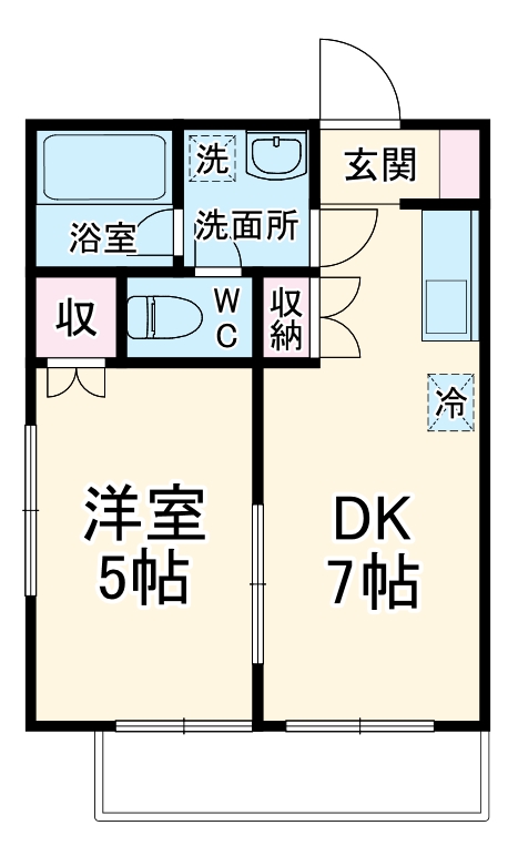 Pera六実の間取り