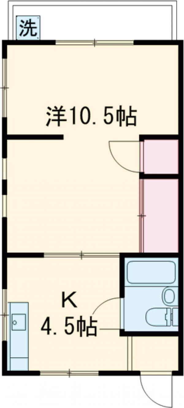 シャトレ小川の間取り