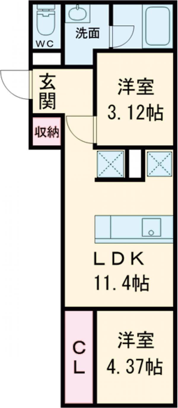 Le　Repos　豊玉・305号室の間取り