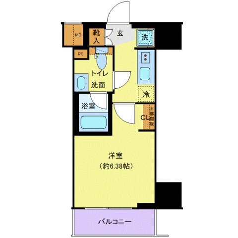 並木の完工年月(2024年5月)築の賃貸マンションの間取り