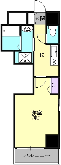 PONTE ALTO新栄の間取り