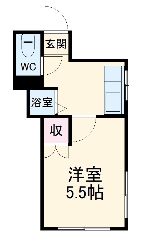 メゾンＦⅡ・201号室の間取り