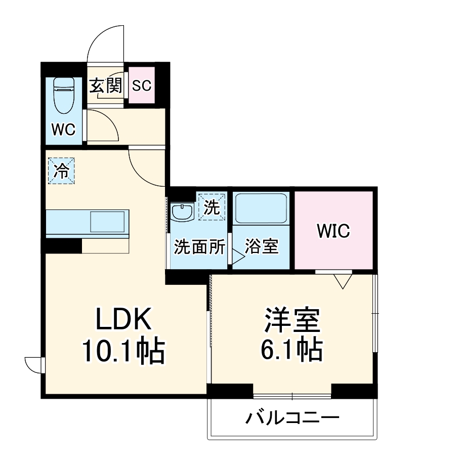 D Paina 中野島の間取り