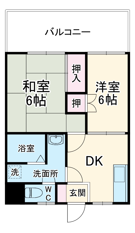アマイフラットの間取り