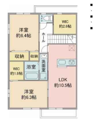 アルティア・A02020号室の間取り
