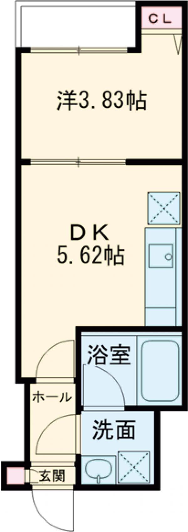 Le Ciel Kamisyakujii・102号室の間取り