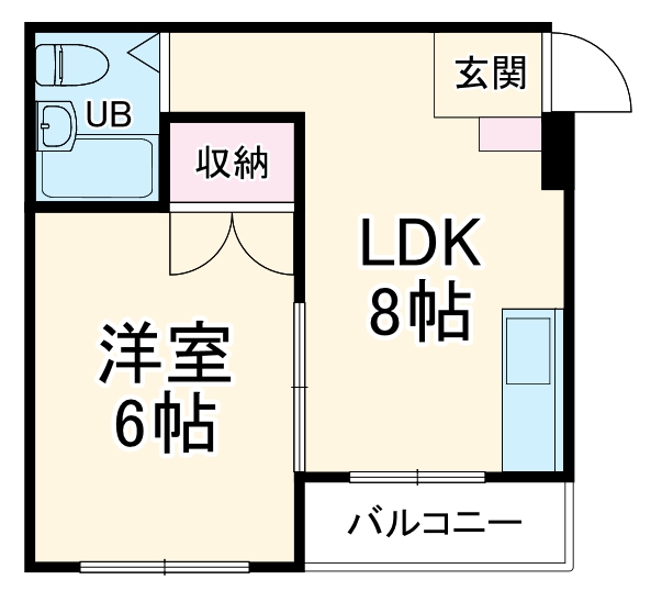大久保大喜マンションの間取り
