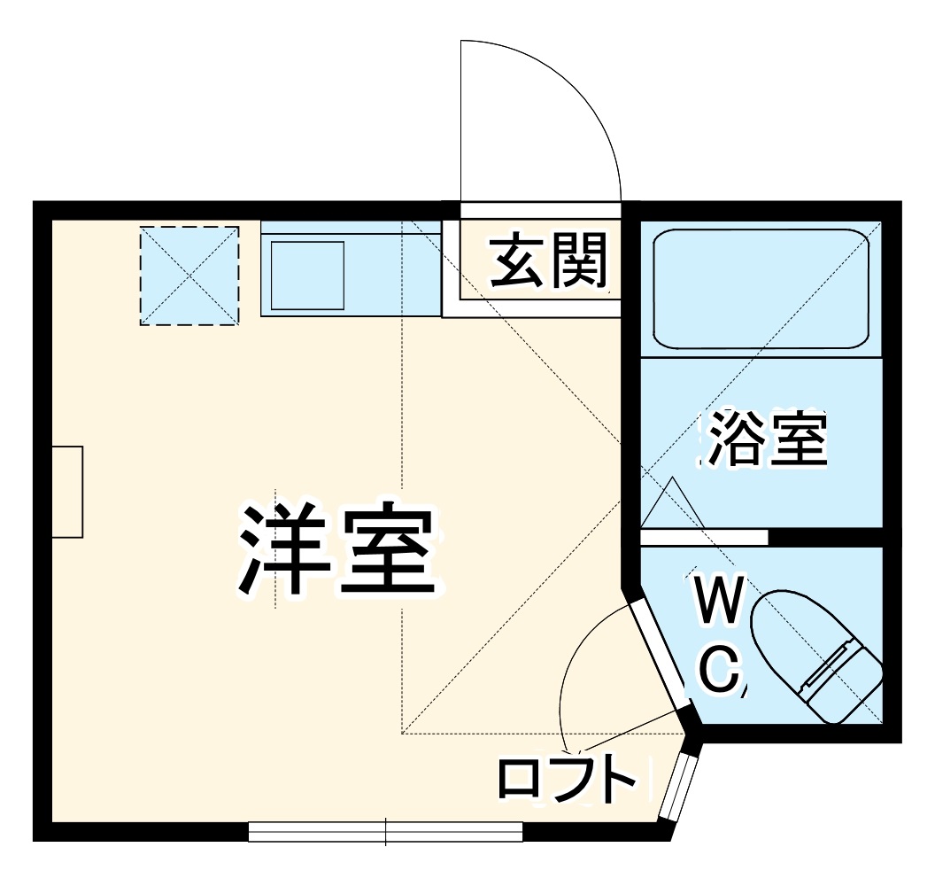 ユナイト保土ヶ谷チェンバレンの間取り