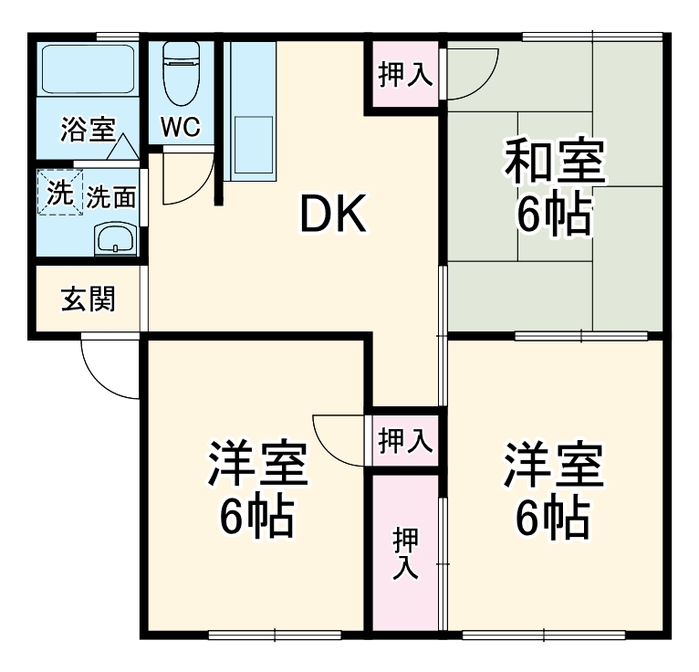 コート・アムールⅡの間取り