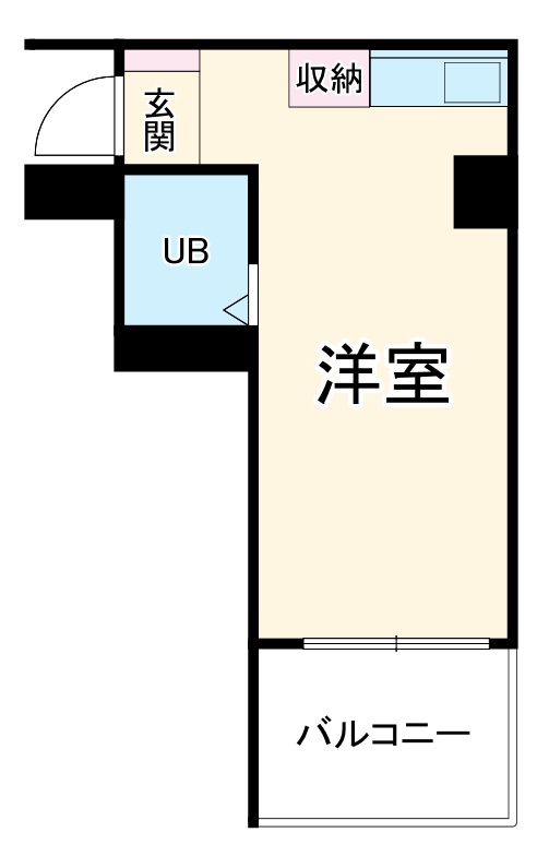 グリーンシティ諏訪・407号室の間取り
