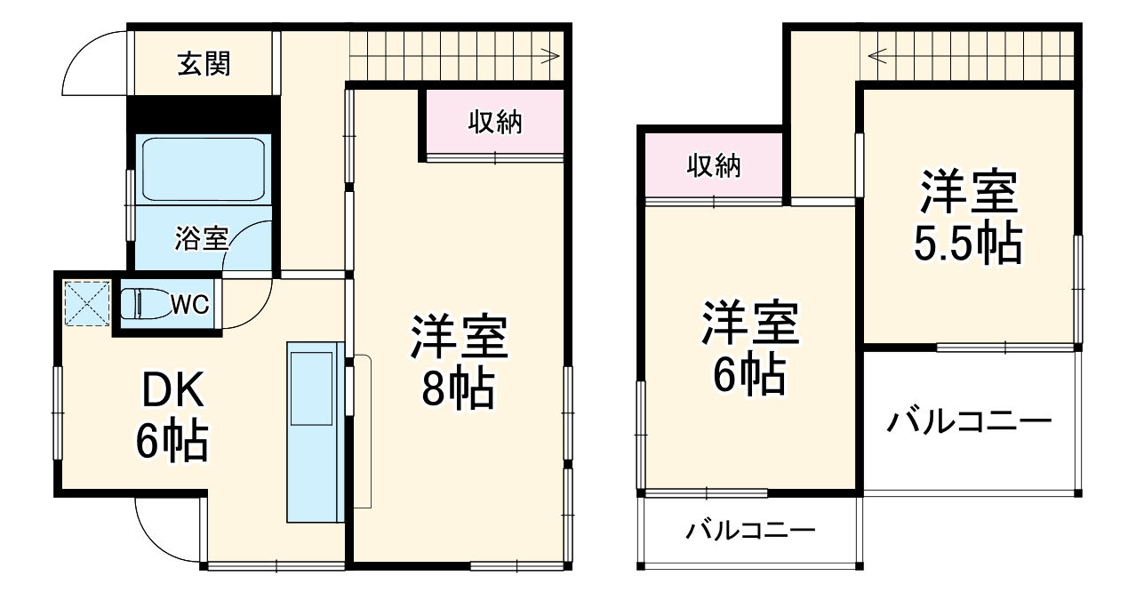 太田窪戸建の間取り