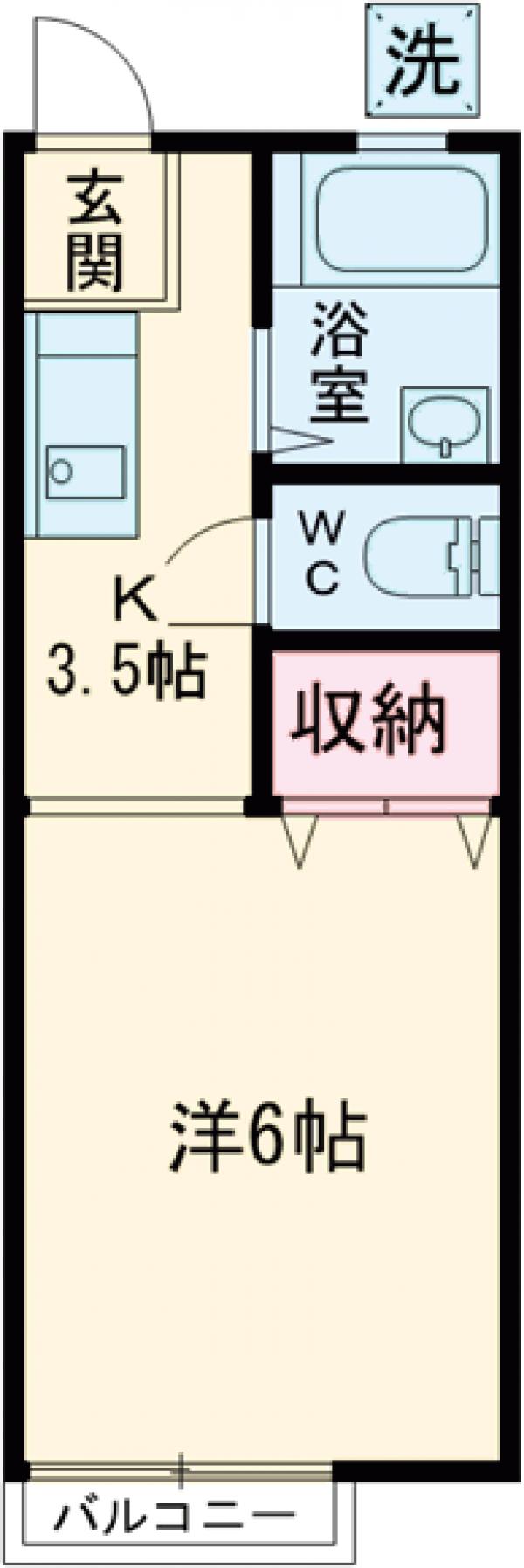 イーストヒルズ・Aの間取り