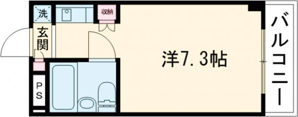 パル京南No.17の間取り