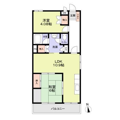 ハイム三栄の間取り