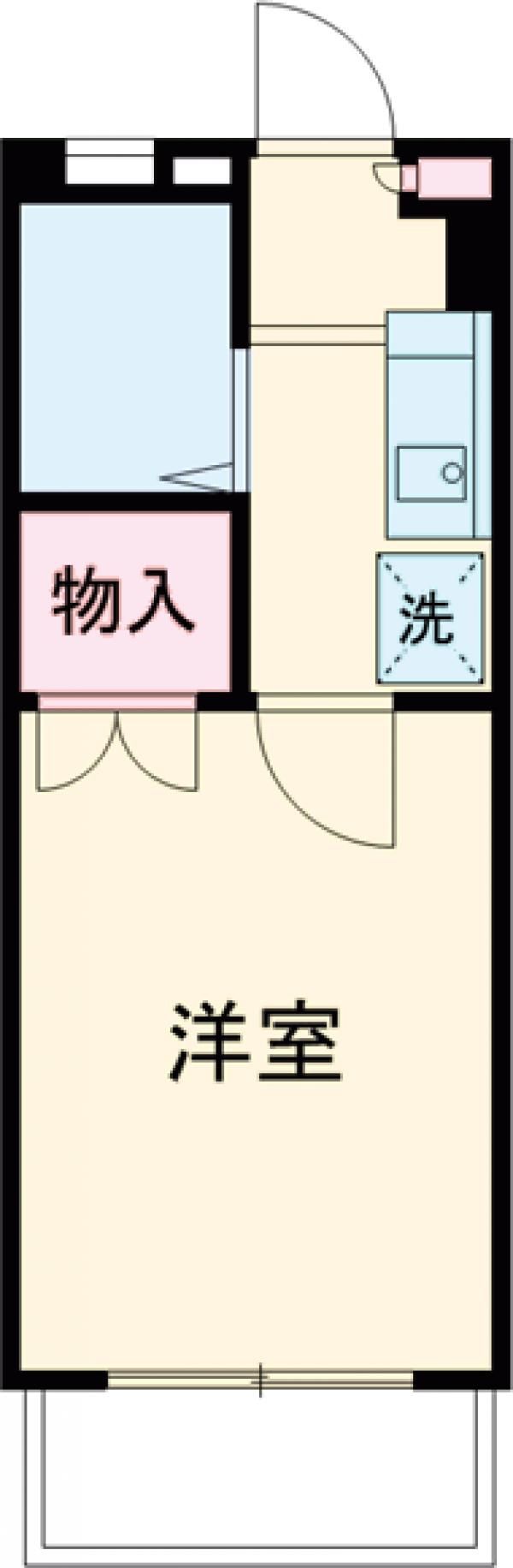 レオパレス用賀の間取り