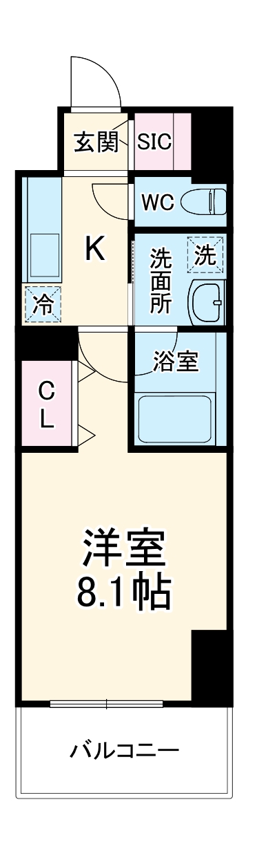 Central S 砂山町の間取り