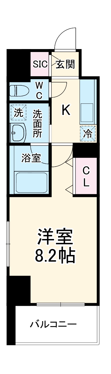 Central S 砂山町の間取り