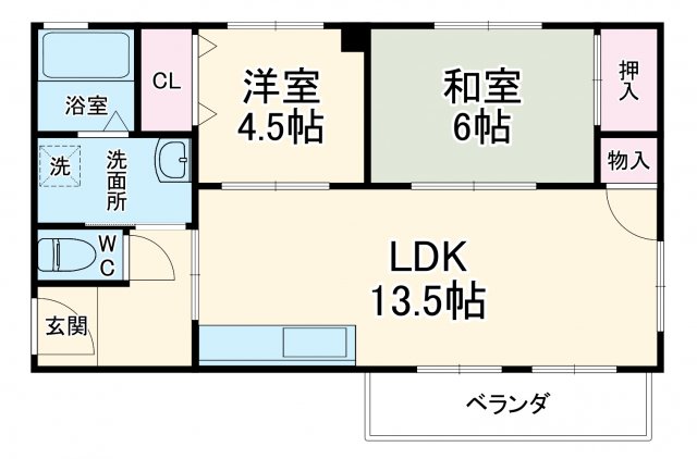 小寺ハイツの間取り