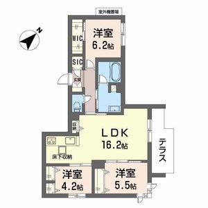 グランメゾン高師浜の間取り