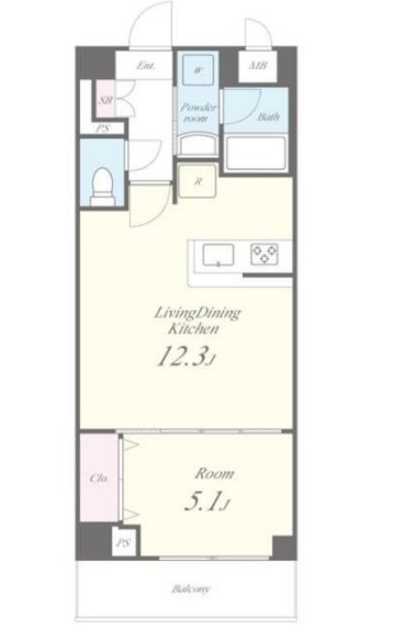 ベルヴィル品川西大井の間取り