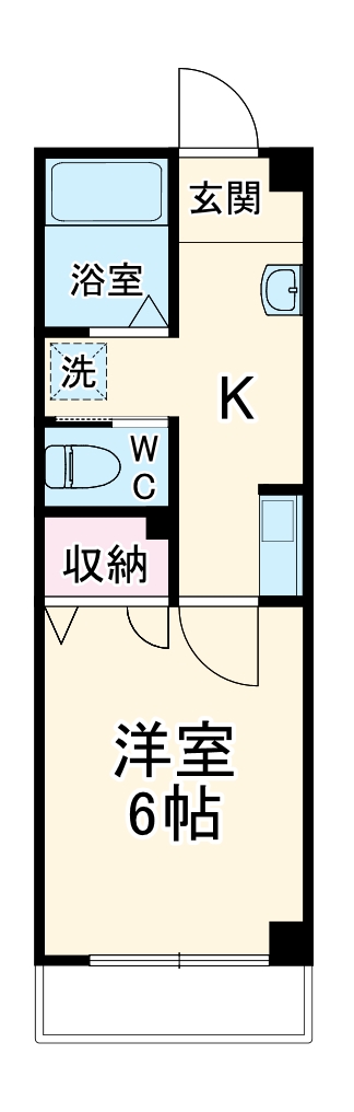 LENOX　Residence・102号室の間取り