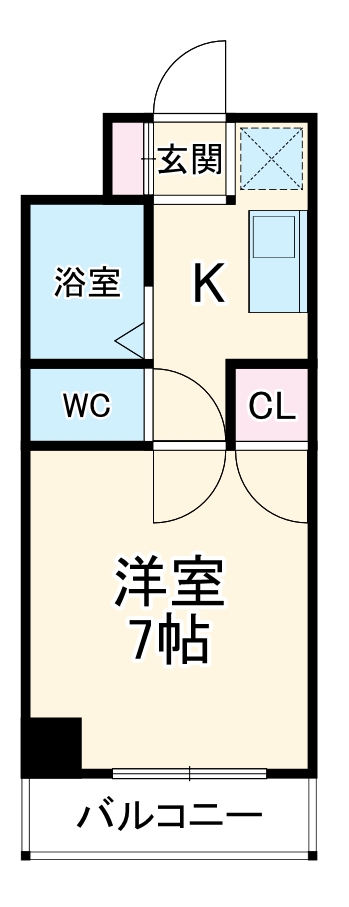 ドルフ亀島Ⅳの間取り