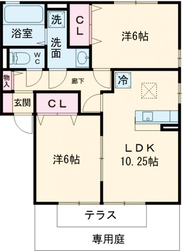 アルカディアの間取り