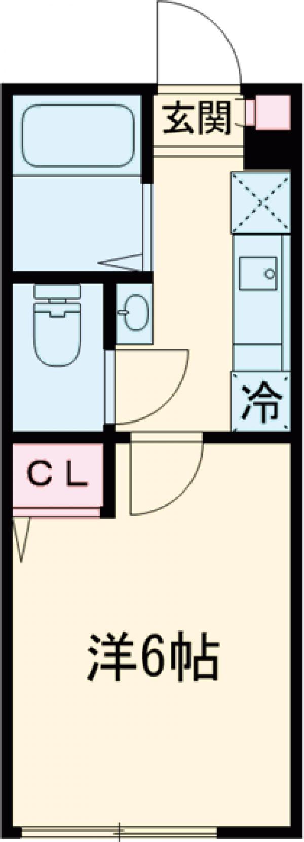 Grip吉祥寺Ⅱ・103号室の間取り