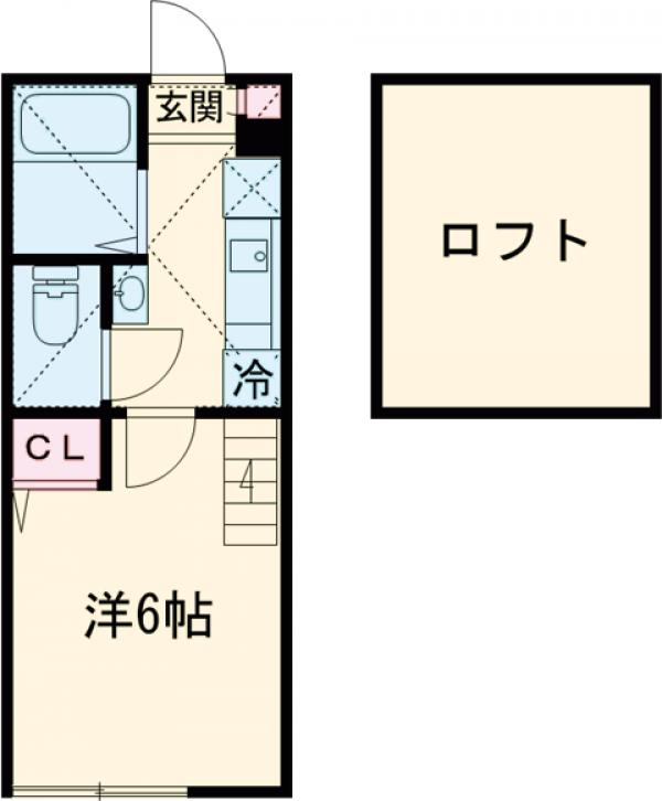 Grip吉祥寺Ⅱ・205号室の間取り