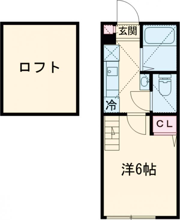 Grip吉祥寺Ⅱ・202号室の間取り
