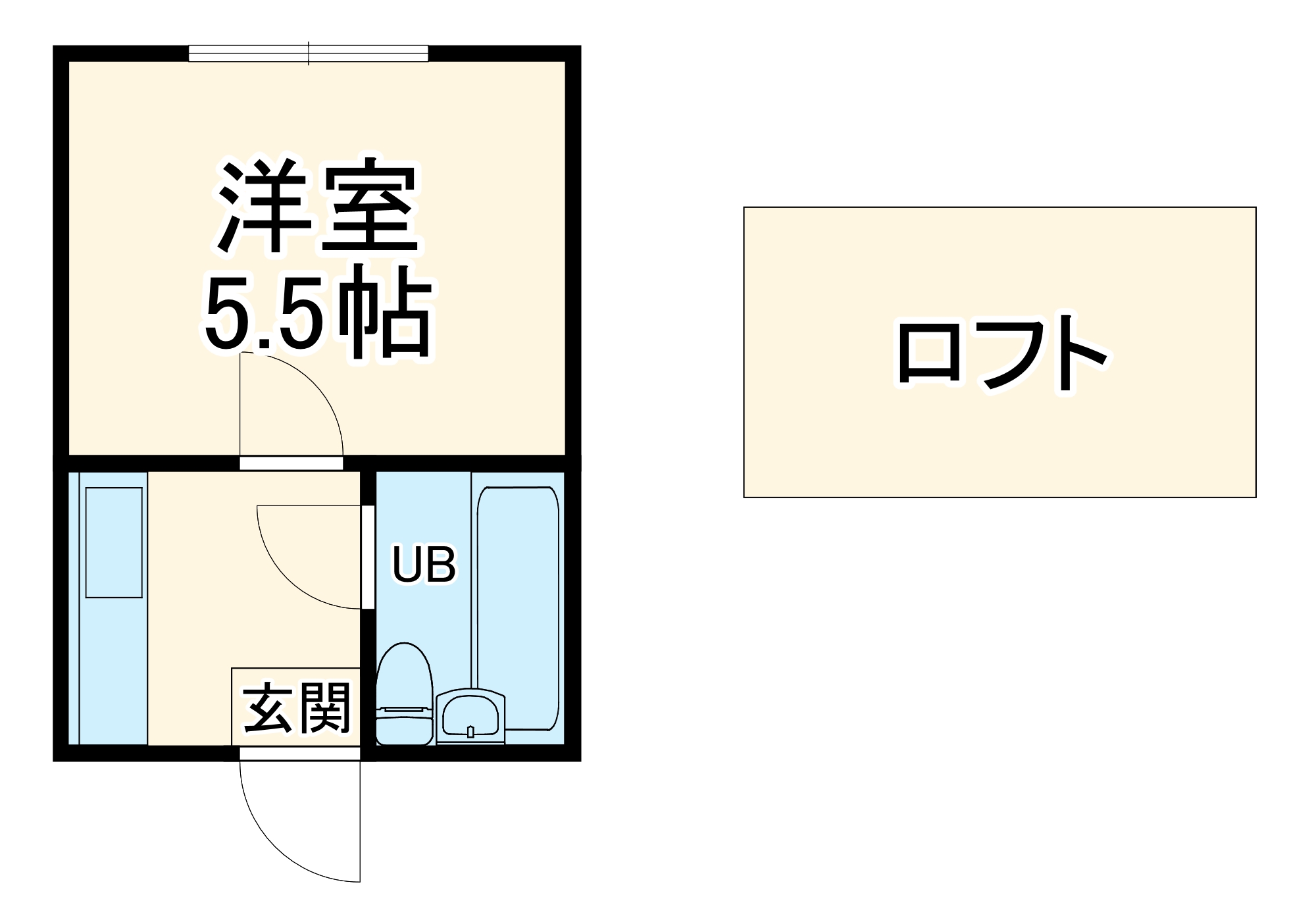 プラザ　ドゥ　バイロンＢ・102号室の間取り