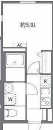 グランピア荻窪・407号室の間取り