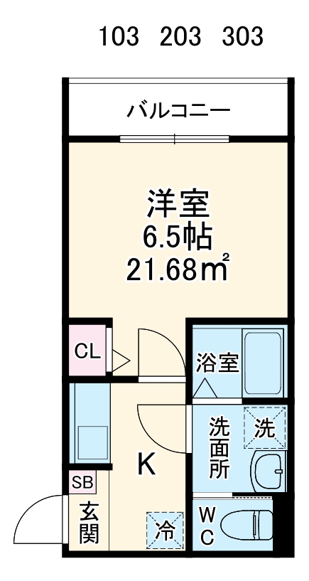 GRADUS瑞江Ⅱ(グラドゥスミズエツー)の間取り