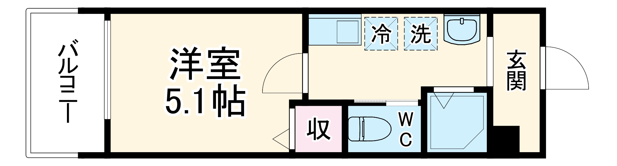 MELDIA相模大野の間取り